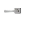 Ensemble sur rosace carré FLEX chromé satiné - BEZAULT ASSA ABLOY