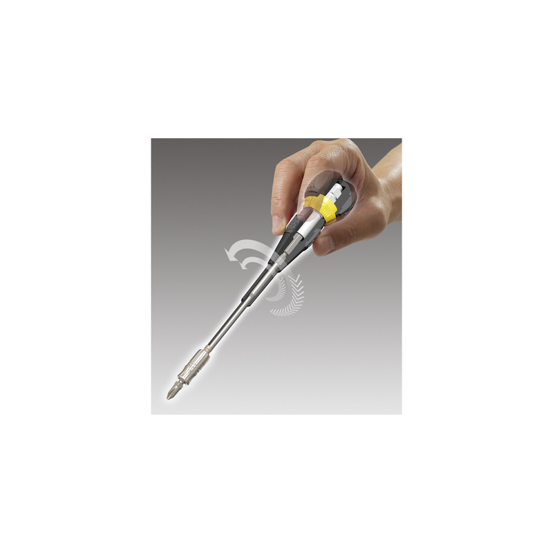Tournevis porte embouts à cliquet BALL GRIP - VESSEL