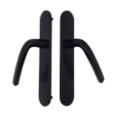 Ensemble sur plaque EA195 LOGIO ONYX noir mat - BEZAULT ASSA ABLOY