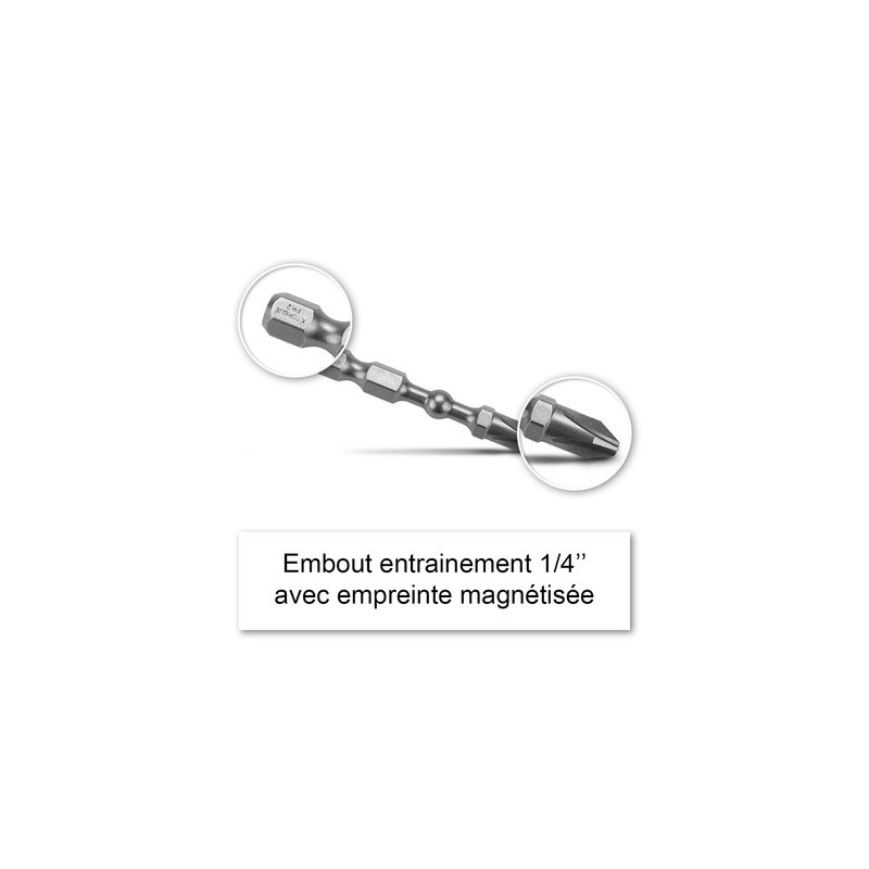 Coffret 5 embouts de vissage IMPACT BALL - VESSEL