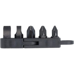 Jeu de 5 embouts de vissage 18mm PH et plats pour cliquet TD-76 - VESSEL