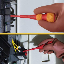 Jeu de 5 tournevis isolés VDE 1000V BALL GRIP - VESSEL