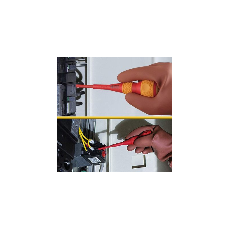 Jeu de 5 tournevis isolés VDE 1000V BALL GRIP - VESSEL