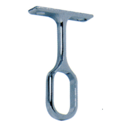 Support ovale intermédiaire pour tube de penderie 30 x 15 mm - COGEFERM