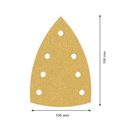 Lot de 10 feuilles abrasives EXPERT C470 - BOSCH
