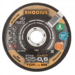 Disque à tronçonner métal diamètre 125 XTK EXACT - RHODIUS
