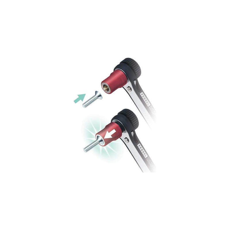 Set cliquet plat 2 en 1 et embouts TX-12MC - VESSEL
