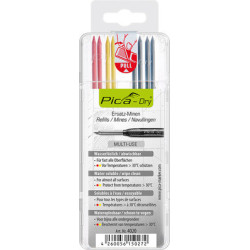 Mines couleurs multi-usage pour porte mine Longlife Pica Dry - PICA