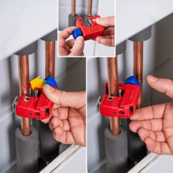 Coupe tubes 3 à 30 mm TUBIX - KNIPEX