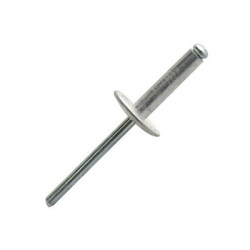 Rivet standard aluminium / acier tête extra large ASX - SCELL IT