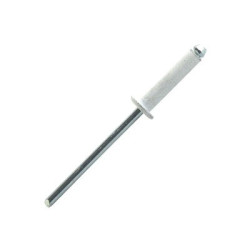 Rivet standard aluminium / acier tête plate laquée blanc AWD - SCELL IT