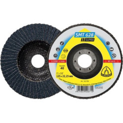 Disque abrasif à lamelles plat diamètre 125 mm SMT 628 SUPRA  - KLINGSPOR
