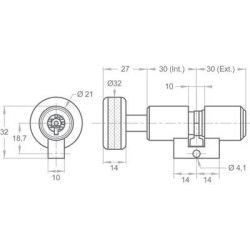 Cylindre adaptable à pompe monobloc BRICARD 5 AILETTES - POLLUX