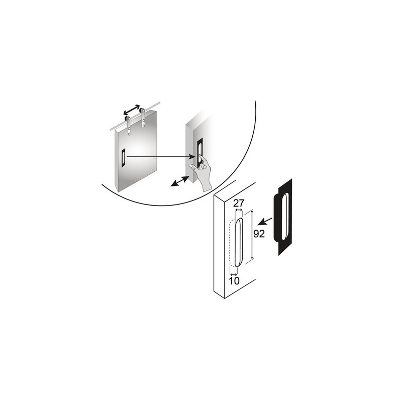 Cuvette à encastrer ovale inox - CADAP