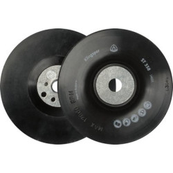 Plateau support souple plat flexible diamètre 125 mm ST358 - KLINGSPOR