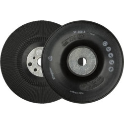 Plateau support nervuré dur diamètre 125 mm ST358A - KLINGSPOR