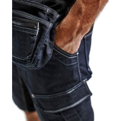 Short artisan denim stretch 1992 X1900 - BLAKLADER