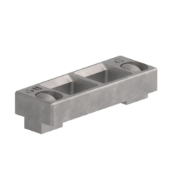 Gâche tringle double E-16678-00-0-1 - FERCO