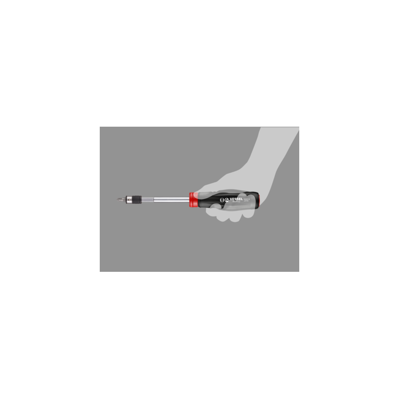 Tournevis 2 en 1 + embout PH2 X 2,4 - VESSEL