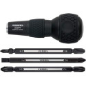 Kit tournevis Ball Grip + 3 lames doubles - VESSEL