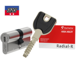 Cylindre européen double entrée varié A2P** RADIAL-R - VACHETTE ASSA ABLOY