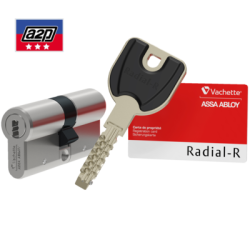 Cylindre européen double entrée varié A2P*** RADIAL-R - VACHETTE ASSA ABLOY