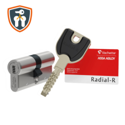 Paire de cylindres européens double entrée s'entrouvrant RADIAL-R - VACHETTE ASSA ABLOY