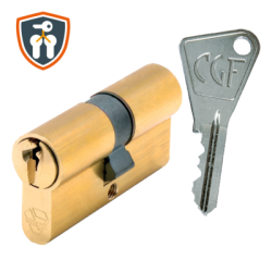 Cylindre	européen double entrée V5 CGF s'entrouvrant laiton - VACHETTE ASSA ABLOY