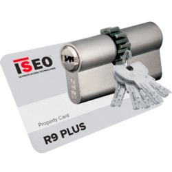 Cylindre européen double entrée roue dentée R9 PLUS - ISEO