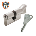 Cylindre européen à bouton 3111 CGF s\'entrouvrant nickelé - VACHETTE ASSA ABLOY