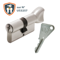 Cylindre européen à bouton 3111 CGF sur numéro U53257 nickelé - VACHETTE ASSA ABLOY
