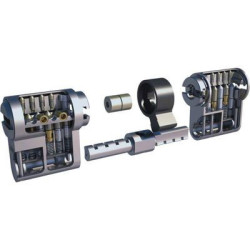 Cylindre européen double entrée BRAVUS modulaire PACK4 - ABUS