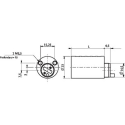 Jeu de cylindres ronds VEGA 45 mm - RONIS