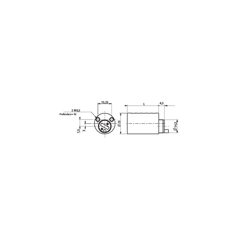 Jeu de cylindres ronds VEGA 45 mm - RONIS
