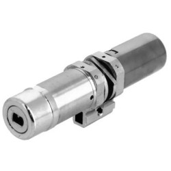 Cylindre rond double entrée F3D monobloc pour remplacement A2P*** chromé - FICHET