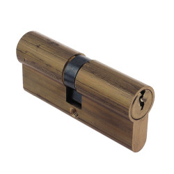 Cylindre européen double entrée passe PTT 36 x 36 laiton - FTH THIRARD