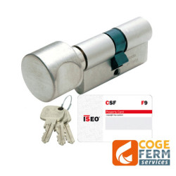 Cylindre européen à bouton F9 modulaire CGF - ISEO