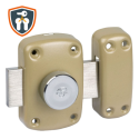 Paire de verrou monopoints à bouton CYCLOP 7600s\'entrouvrant - VACHETTE ASSA ABLOY