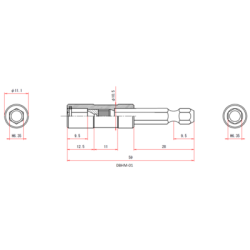 Porte embouts magnétique brochable - VESSEL