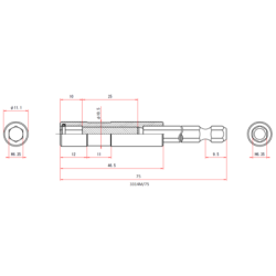 Porte embouts magnétique brochable - VESSEL