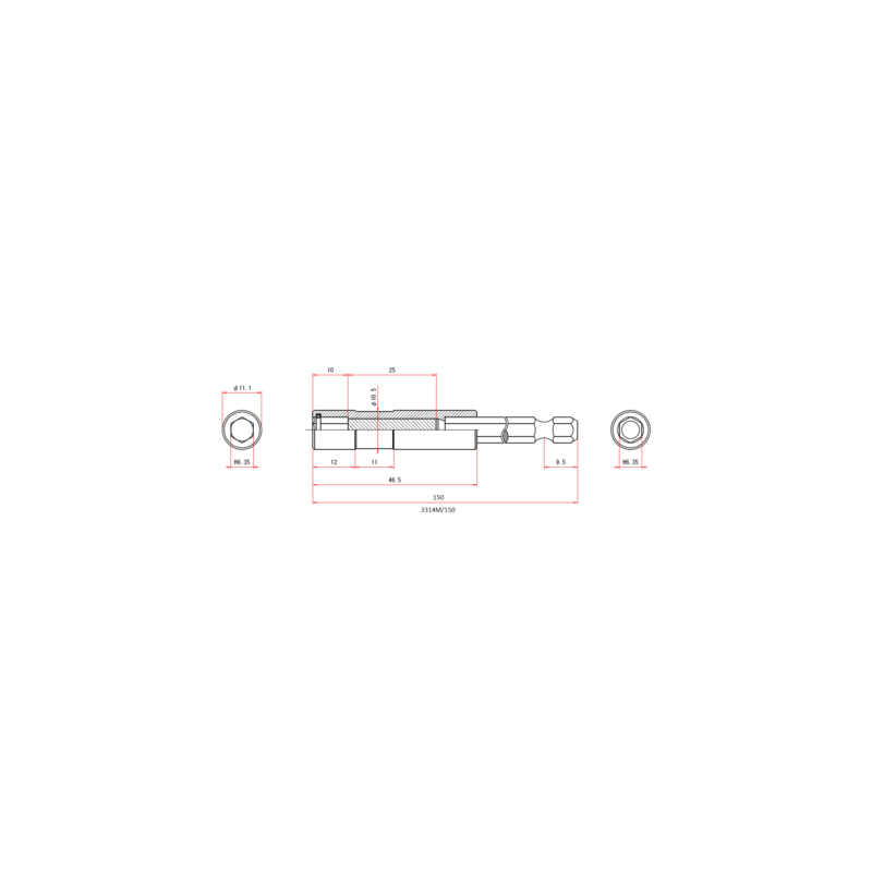 Porte embouts magnétique brochable - VESSEL