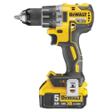 Perceuse visseuse bruschless XR 18V 5Ah Li-Ion DCD791P2-QW - DEWALT