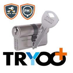 Cylindre européen double entrée T5NG TRYOO PLUS PM1 sur organigramme - TESA
