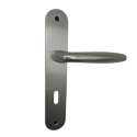 Ensemble sur plaque EA195 ALTO chromé velours - BEZAULT ASSA ABLOY