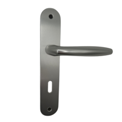 Ensemble sur plaque EA195 ALTO chromé velours - BEZAULT ASSA ABLOY