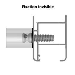 Kit de fixation pour poignée de tirage invisible - SOFI