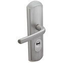 Ensemble sur plaque blindé EA170 LAURA à fouillot argent - VACHETTE ASSA ABLOY