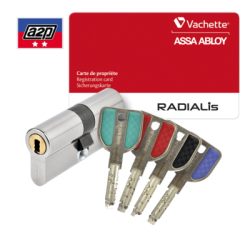 Cylindre européen double entrée RADIALIS A2P** - VACHETTE ASSA ABLOY