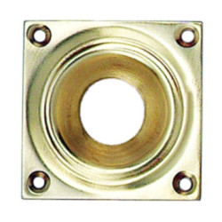 Plaque de propreté cuvette laiton trou de 23 mm - DEVISMES