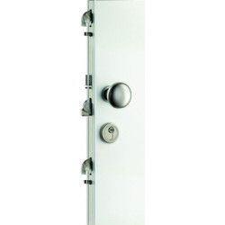 Serrure électrique à encastrer multipoint MULTIBLINDO E-MOTION têtière plate - ISEO
